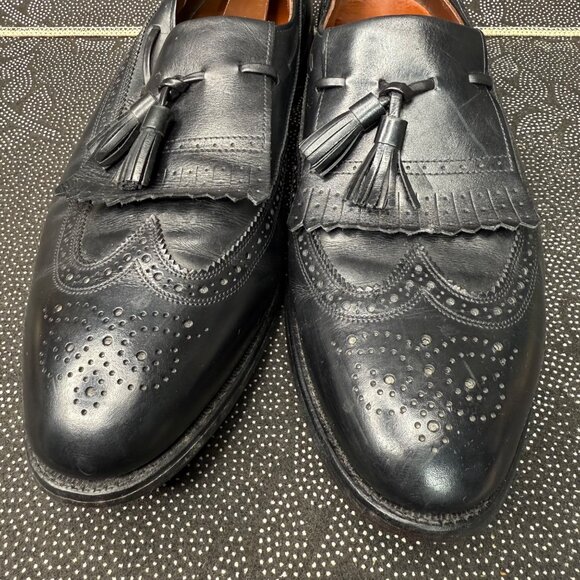 Allen Edmonds Arlington Black Leather Tassel Loafers Mens Size 13 E Dress Shoes - Picture 3 of 9